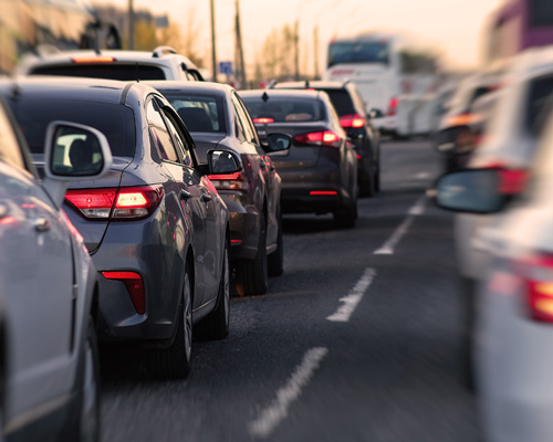 Image of car traffic